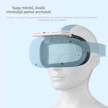 Oculus Quest 2 maszk levegőáramlásos hűtőventilátorral — Modell: quest 2 Mask; Akkumulátor: 700 mA; Tömeg: 222 g; Anyag: Műanyag; Hordozás: fejre szerelhető