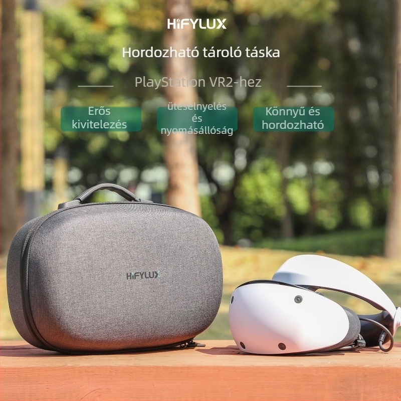 PSVR2 védő hordtáska headsethez és kontrollerhez, HIFYLUX PS-BF28, kiváló minőségű szövet, licencelt magánmárka
