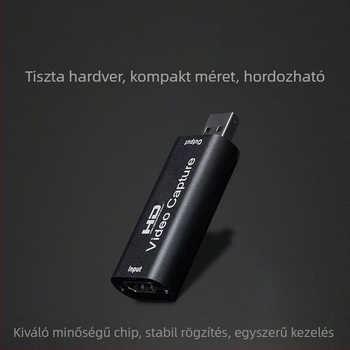 4K/1080P felvételi kártya HDTV USB 3.0-hoz – magas felbontású élő közvetítés konverter
