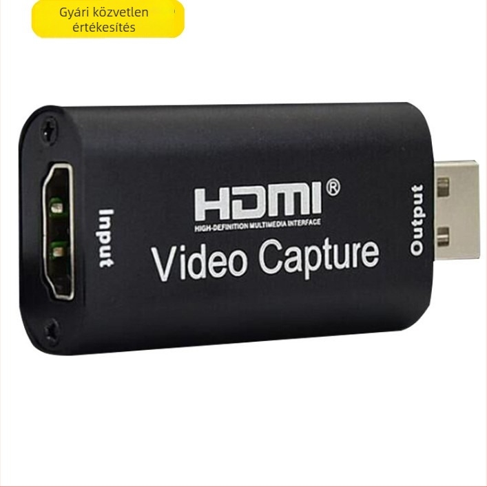 HDMI–USB 2.0 videó felvevő kártya 1080P, valós idejű streaming játékokhoz