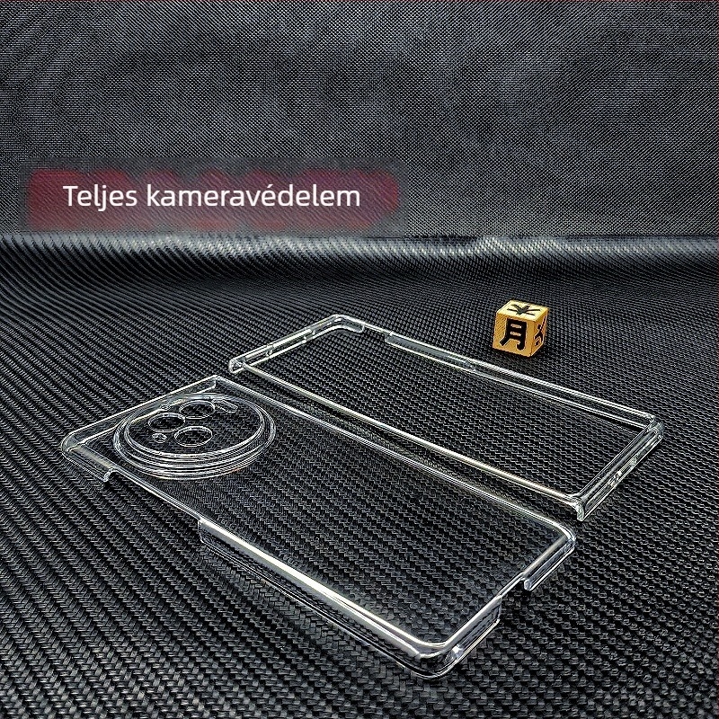 Átlátszó kemény tok Vivo X Fold5, XFOLD3 Pro és XFOLD2 számára – teljes védelem