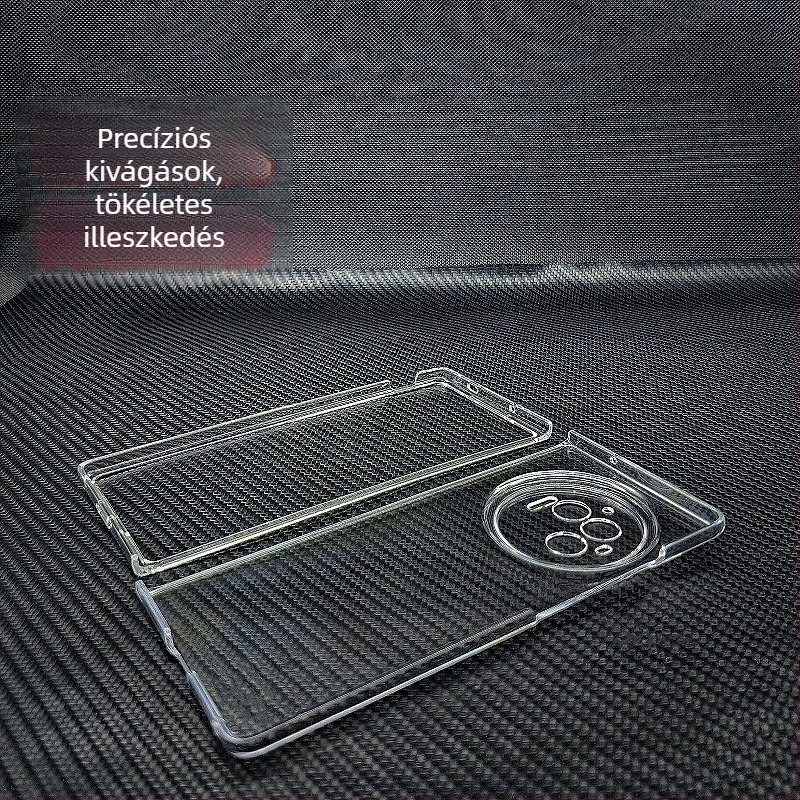 Átlátszó kemény tok Vivo X Fold5, XFOLD3 Pro és XFOLD2 számára – teljes védelem