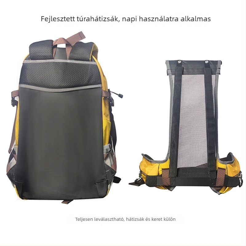 PELO uniszex túrahátizsák – Nylon, vízálló, ultrakönnyű, kapacitás 20–35L, gerinctámogatás, görbült vállpántok, szabadidős utazási stílus
