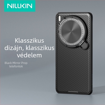 Nillkin Fekete Black Mirror Pro tok Vivo X200 Ultra lencse-tartóval – anti-peep védelem