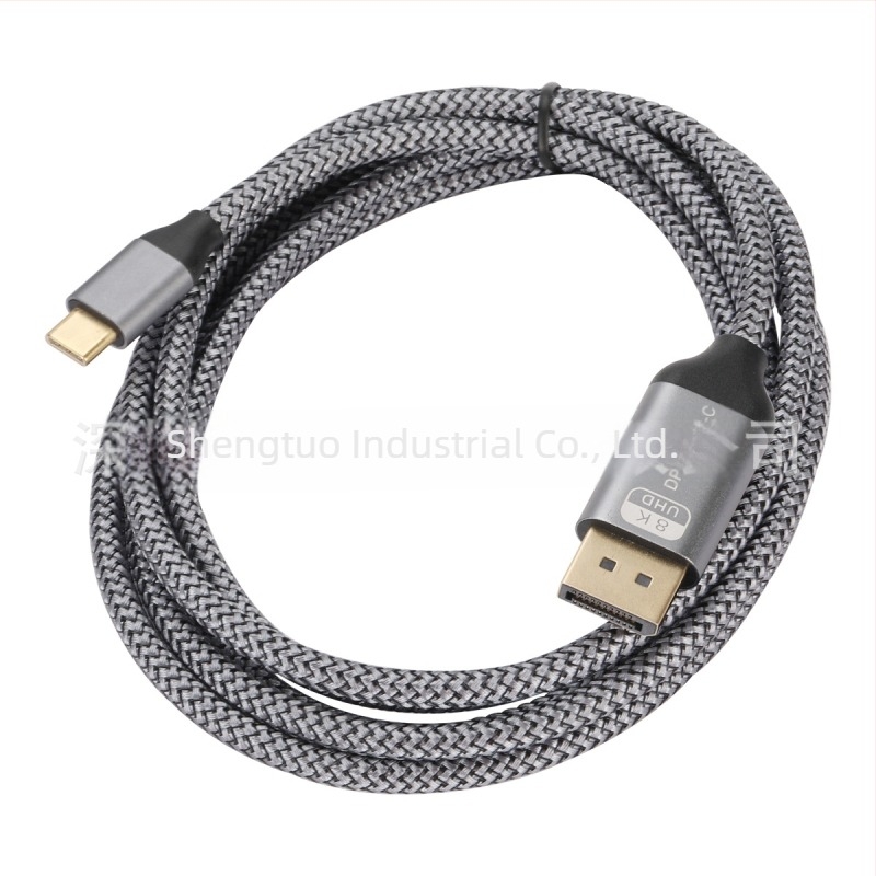 Type-C to DP adapter kábel, kétirányú, 8K60Hz, 10Gbps