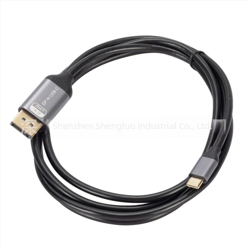 Type-C to DP adapter kábel, kétirányú, 8K60Hz, 10Gbps