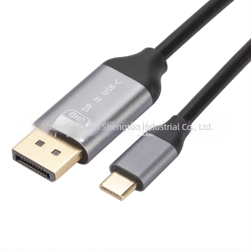 Type-C to DP adapter kábel, kétirányú, 8K60Hz, 10Gbps