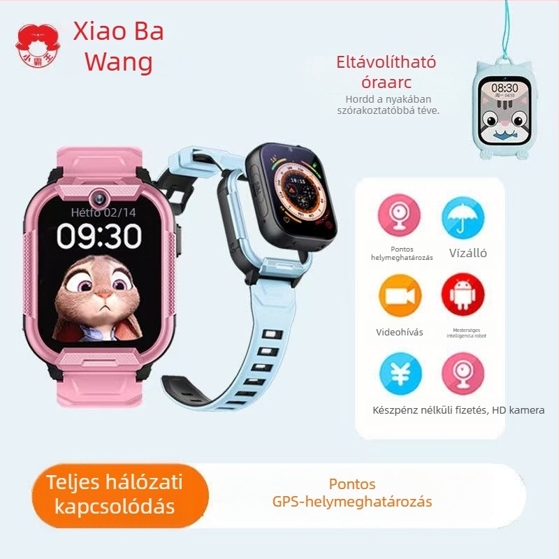 Little Overlord A80 GPS okosóra gyerekeknek – 4G kapcsolódás, pontos GPS helymeghatározás, HD videohívás, mindennapi vízállóság