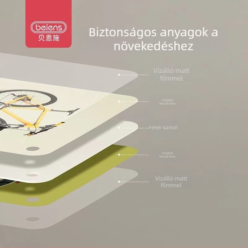 Beiens látásfejlődést támogató flashkártyák csecsemőknek, korai nevelés (0–3 év); anyag: papír; csomagolás: doboz; márka: Beiens.