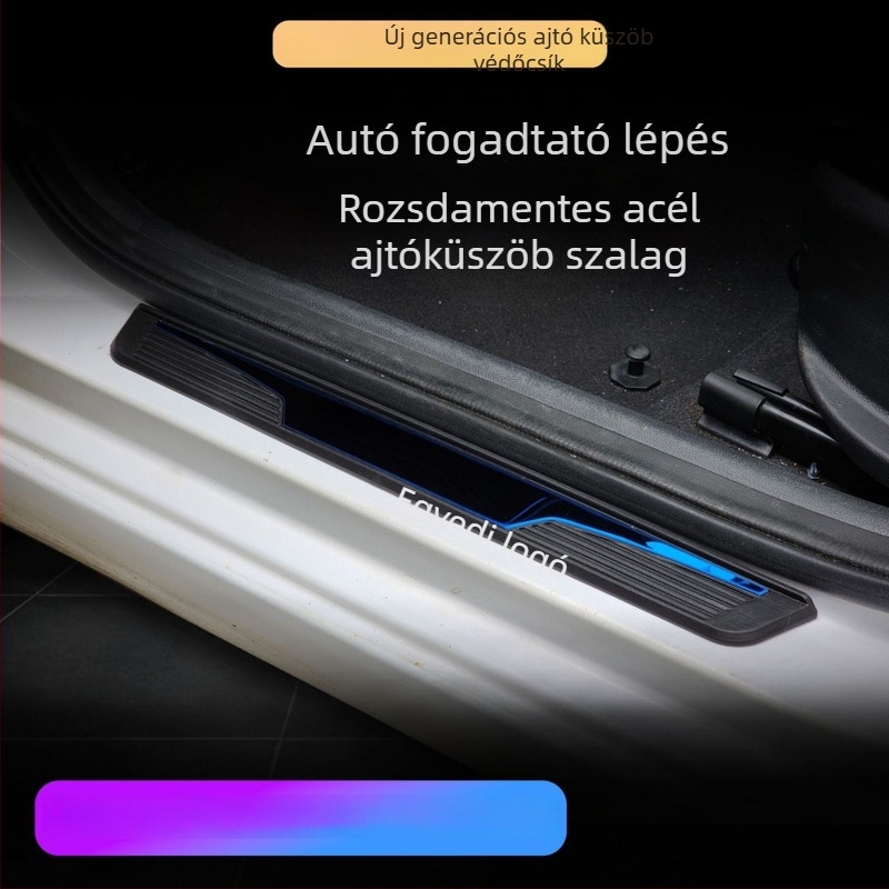 Lb/libos Műanyag ajtó küszöbvédő – univerzális küszöbvédőcsík, karcolás elleni