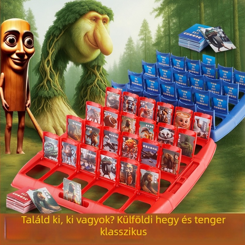 Mitológia témájú kártyajáték – Ki vagyok? Műanyagból, 4–6 éveseknek