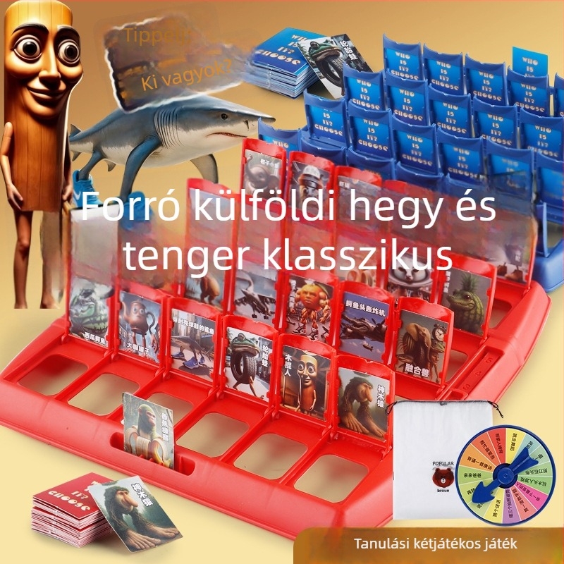 Mitológia témájú kártyajáték – Ki vagyok? Műanyagból, 4–6 éveseknek