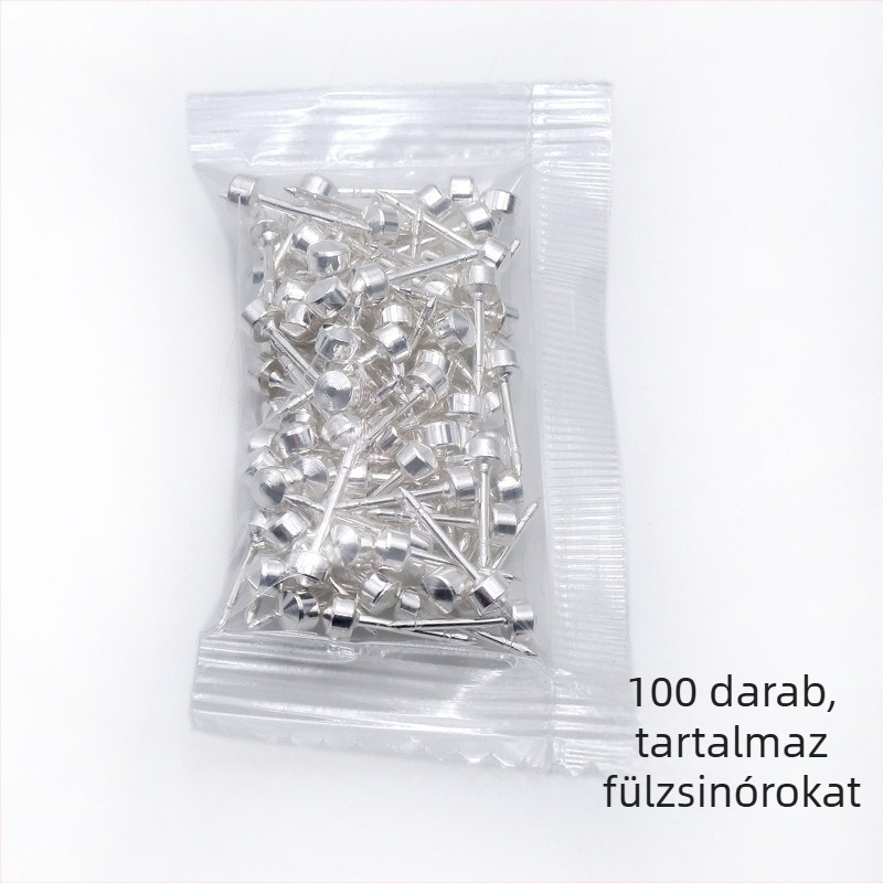 Ezüstös bevonatú fülbevaló piercinghez, rozsdamentes acok, állat/zodiák stílus, fülbevalók