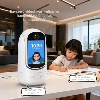 Belső IP kamera 4 mm-es objektívvel, kétirányú videóhívás, ébresztő funkció, hangvezérlés, HD WiFi megfigyelés