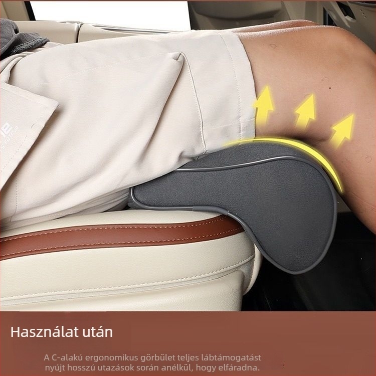 Autóüléshez tartozó láb-támasz párna — univerzális, egy darabból álló, egész évben használható, hosszított kivitel, láb támogatás