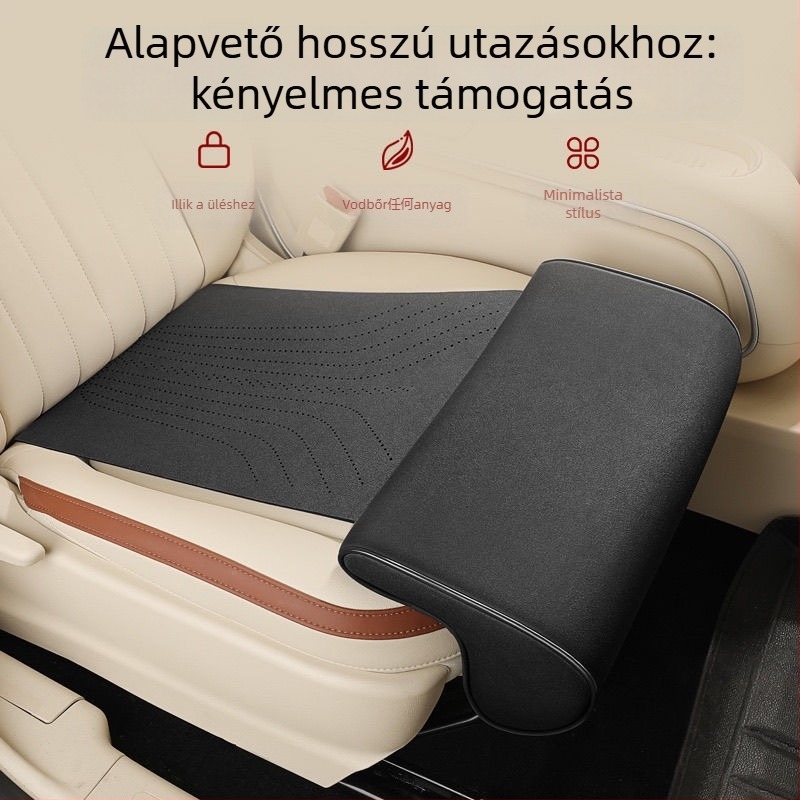 Autóüléshez tartozó láb-támasz párna — univerzális, egy darabból álló, egész évben használható, hosszított kivitel, láb támogatás
