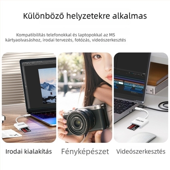 OTG átalakító USB-C/Lightning mobiltelefonokhoz, USB 2.0, 15 g, OEM elérhető, iOS 13+ kompatibil