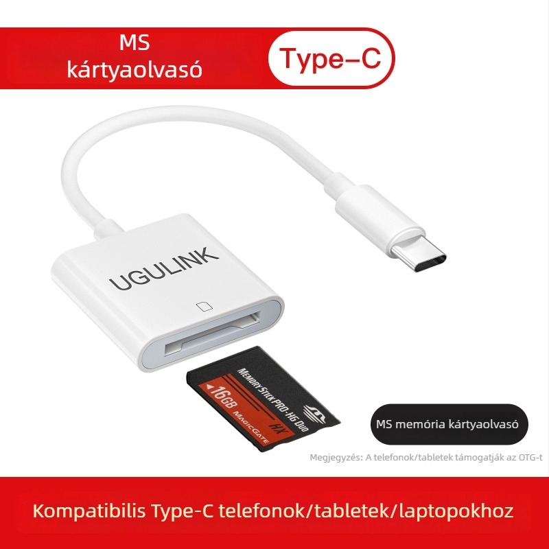 OTG átalakító USB-C/Lightning mobiltelefonokhoz, USB 2.0, 15 g, OEM elérhető, iOS 13+ kompatibil