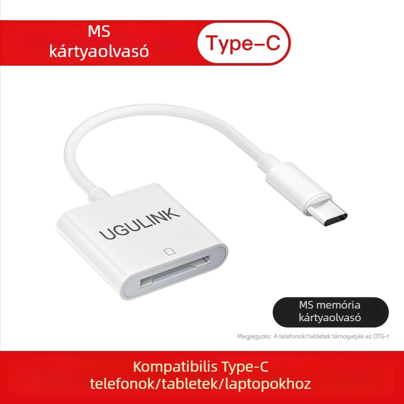 OTG átalakító USB-C/Lightning mobiltelefonokhoz, USB 2.0, 15 g, OEM elérhető, iOS 13+ kompatibil
