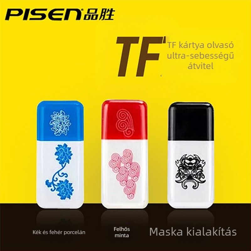 Pisen TF Kártyaolvasó USB 2.0 Külső Adapter