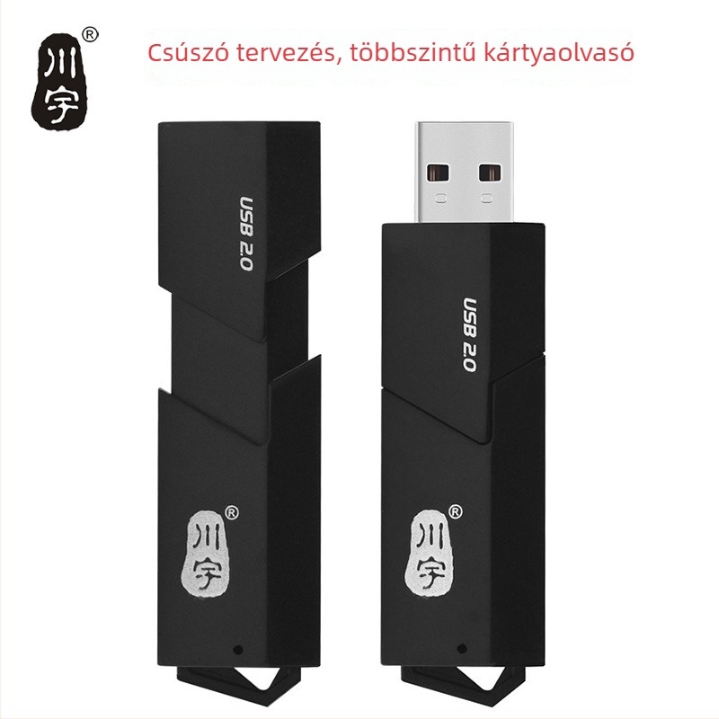 USB 3.0-s kártyaolvasó microSD/TF/SD-hez — külső, műanyag, Chuanyu C307 modell