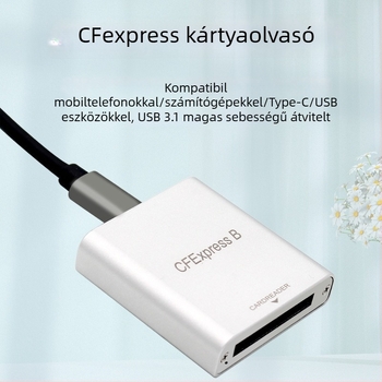 PH862 CFexpress kártyaolvasó — 10G USB 3.2 gyors adatátvitel, USB-C interfész, alumínium ötvözetes ház, külső telepítés, OEM feldolgozás elérhető.