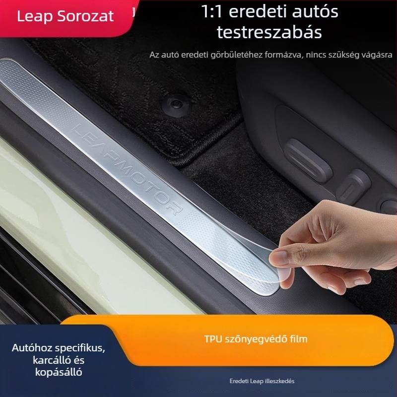 TPU fóliás küszöbvédő Zero Run C11/C01/T03 modellhez, testreszabható