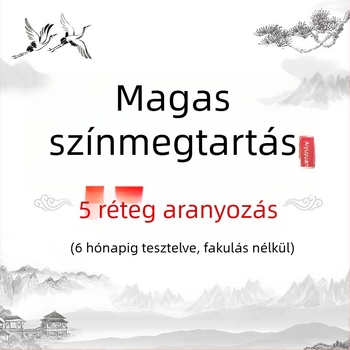 Aranyozott fülbevalók 925-ös ezüst posts-szal, felhő motívummal, Hanfu/Cheongsam ihletésű, női viseletre tervezett retro stílusú ékszer