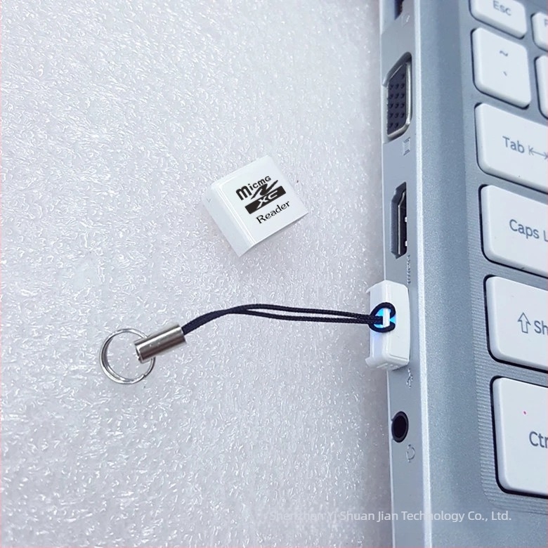 Namedrill USB 2.0 TF Kártyaolvasó — külső csatlakozás, TF-kártya támogatás, OEM-kompatibilis logónyomtatás