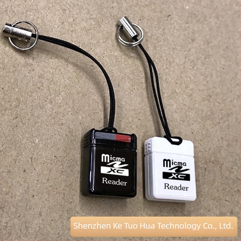 Namedrill USB 2.0 TF Kártyaolvasó — külső csatlakozás, TF-kártya támogatás, OEM-kompatibilis logónyomtatás