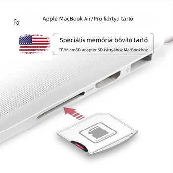 Mac-hoz SD/TF memóriakártya tartó, USB 2.0, külső telepítés, Mac OS-kompatibilis