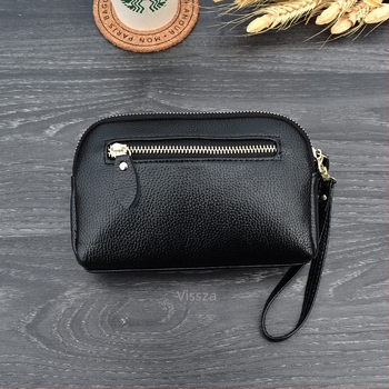 Női PU bőr clutch táska, koreai stílus, 1 hajtogatásos pénztárca, modell S803
