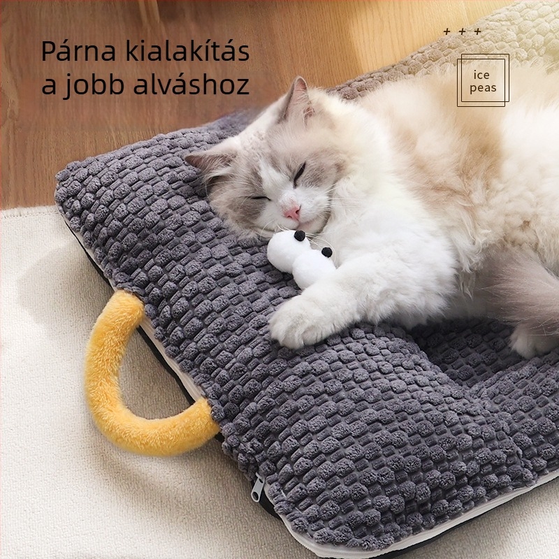 Minden évszakos állati fészek – meleg belső fekhely kutyáknak és macskáknak