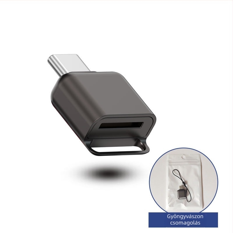 Cinkötvözet TF-kártyaolvasó, USB-C OTG, TF-kártya-támogatás, USB 2.0, KD-101