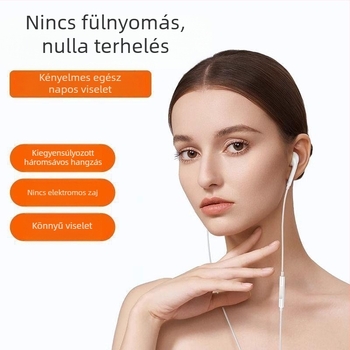 Huawei Nova 13 Pro vezetékes in-ear fülhallgató Type-C interfésszel, mikrofon, zajszűrés