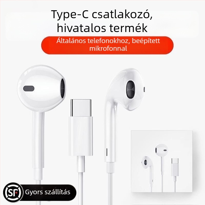 Huawei Nova 13 Pro vezetékes in-ear fülhallgató Type-C interfésszel, mikrofon, zajszűrés