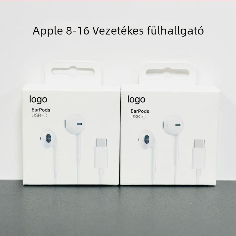 Apple eredeti vezetékes fülhallgató, in-ear, vezérléssel a kábelen, modell 07