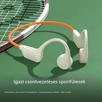 Csontvezetéses Bluetooth fejhallgató, IPX6 vízálló, Bluetooth 5.4, üzemidő 4–8 óra, zene és hívások támogatása