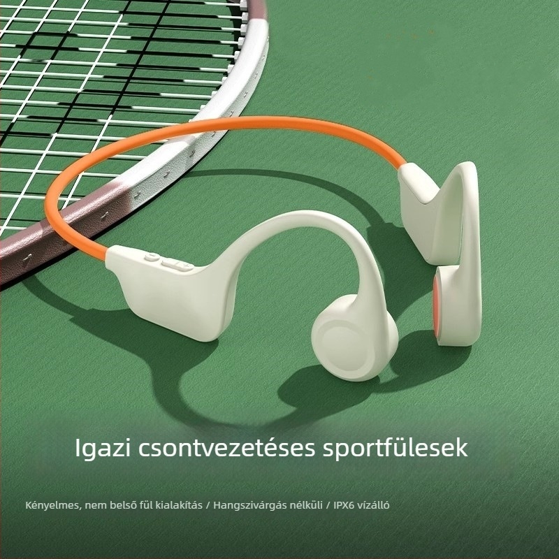 Csontvezetéses Bluetooth fejhallgató, IPX6 vízálló, Bluetooth 5.4, üzemidő 4–8 óra, zene és hívások támogatása