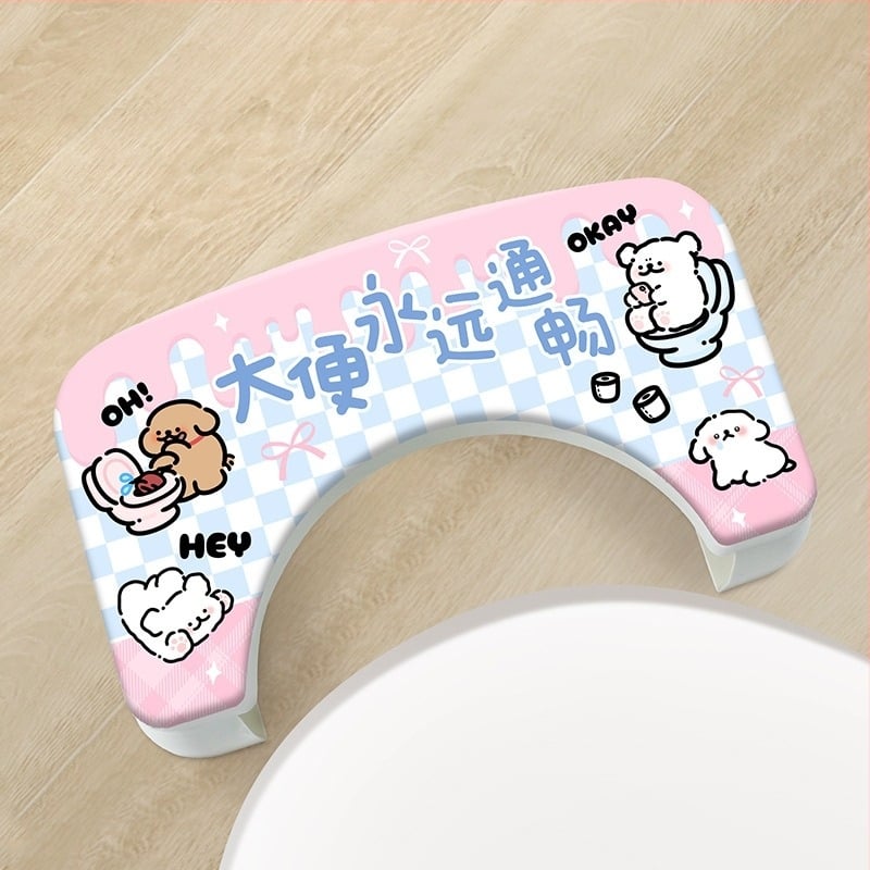 Gyerek WC-szék – PP anyag, Guangdong eredetű, Kína, nem összecsukható, termékkód Toilet stool-line dog