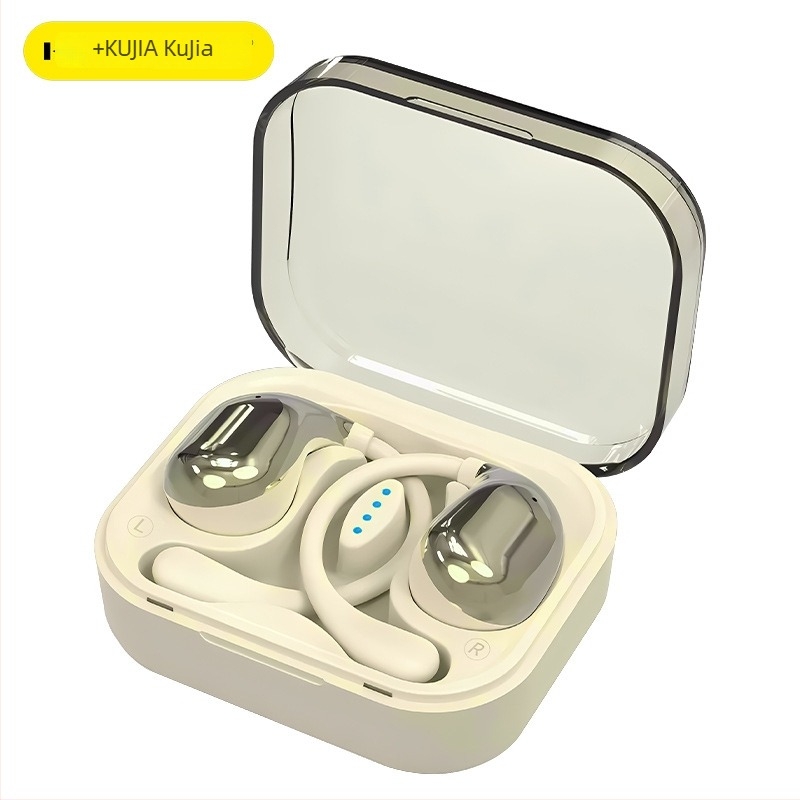 Kujia A01+ Nyitott dizájnnal Bluetooth headset fül-gyűrűvel, sztereó hang, Bluetooth 5.4, 4–8 órás üzemidő