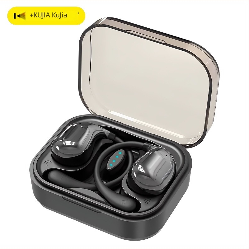 Kujia A01+ Nyitott dizájnnal Bluetooth headset fül-gyűrűvel, sztereó hang, Bluetooth 5.4, 4–8 órás üzemidő