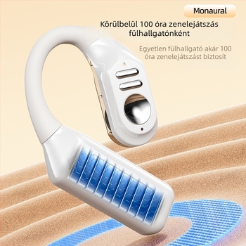 Bluetooth fülhorgos fejhallgató, nem beilleszkedik a fülbe, kényelmes viselet, hosszú akkumulátor-üzemidő, nagy hangerő, navigációhoz