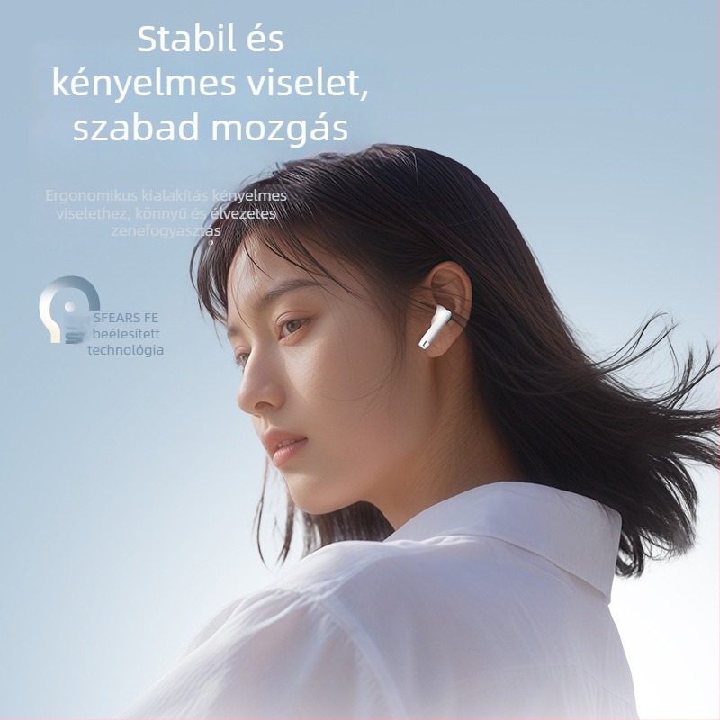 TWS vezeték nélküli fülhallgató, in‑ear dizájn, Bluetooth 5.0, 15 m hatótávolság, 4–8 órás üzemidő