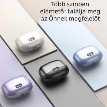 Csontvezetéses klipszes Bluetooth 5.0 fülhallgatók zajszűréssel, 4–8 órás üzemidő
