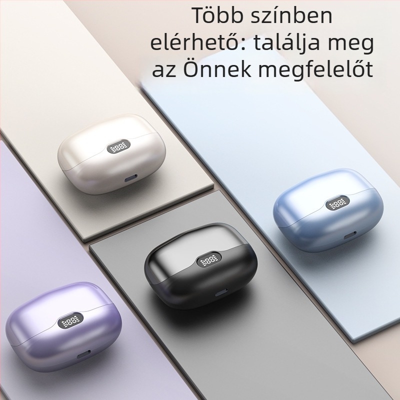 Csontvezetéses klipszes Bluetooth 5.0 fülhallgatók zajszűréssel, 4–8 órás üzemidő