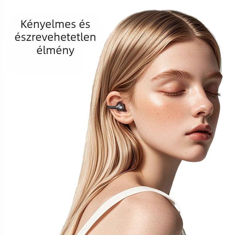 Csontvezetéses klipszes Bluetooth 5.0 fülhallgatók zajszűréssel, 4–8 órás üzemidő