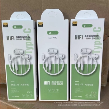 In-ear vezetékes headset Poly TPC, kapacitív technológia, Type-C csatlakozó, 120 cm kábel