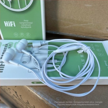 In-ear vezetékes headset Poly TPC, kapacitív technológia, Type-C csatlakozó, 120 cm kábel