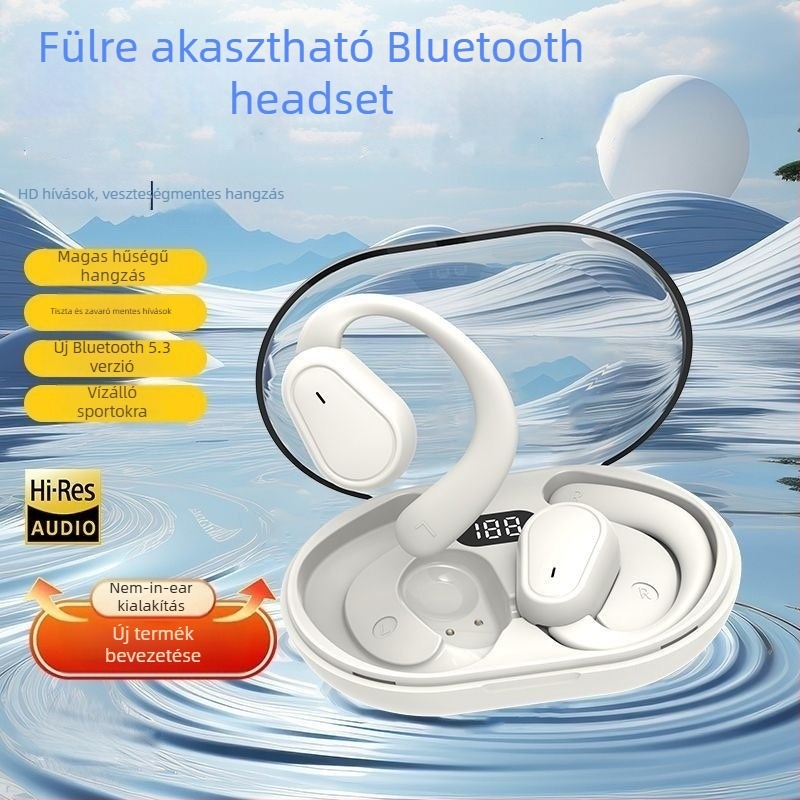 D88 Fülre helyezett vezeték nélküli Bluetooth fejhallgató, HiFi hangzás, 13 mm meghajtó, frekvenciatartomány 20 Hz-20 kHz